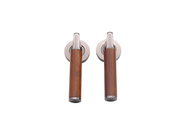How does the circular arc interior door lock improve home safety and beauty through high-end materials and exquisite craftsmanship?